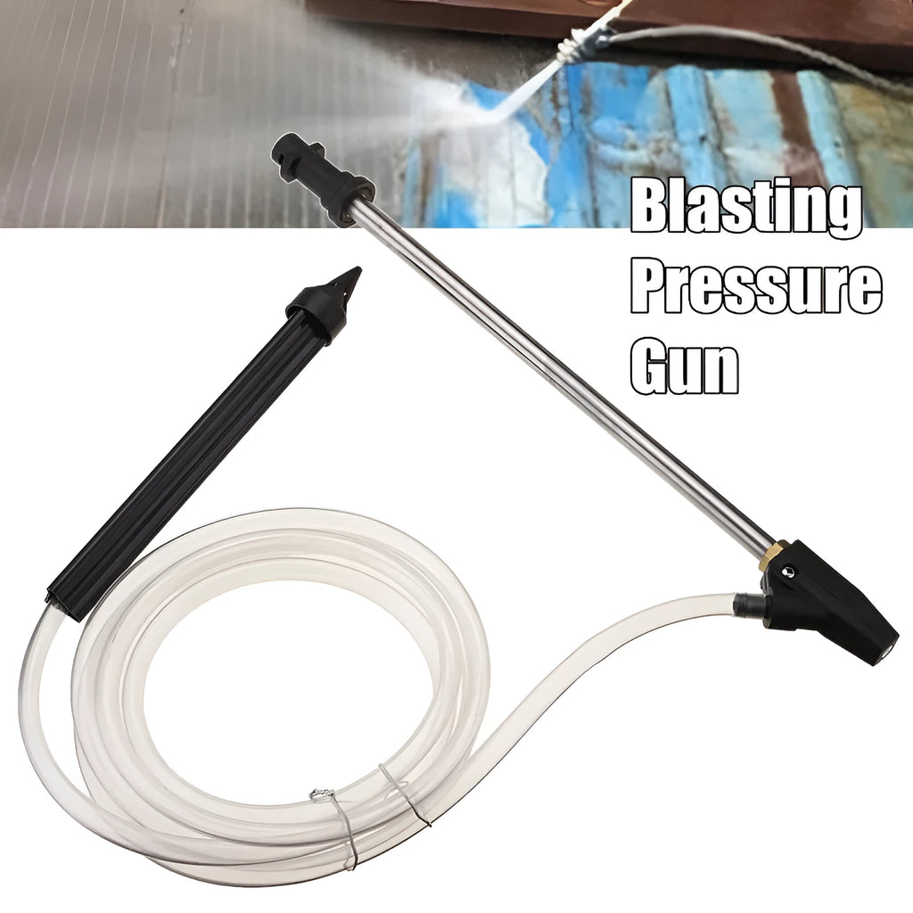 Ceramic derusting nozzle with stainless steel handle for Karcher pressure washers
