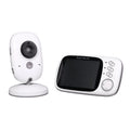 VB603 digital baby monitor showing parent unit with 3.2 inch screen and separate camera with night vision LEDs.