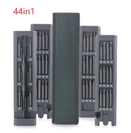 49-piece magnetic precision screwdriver set for mobile phone repair with nickel aluminium bronze construction