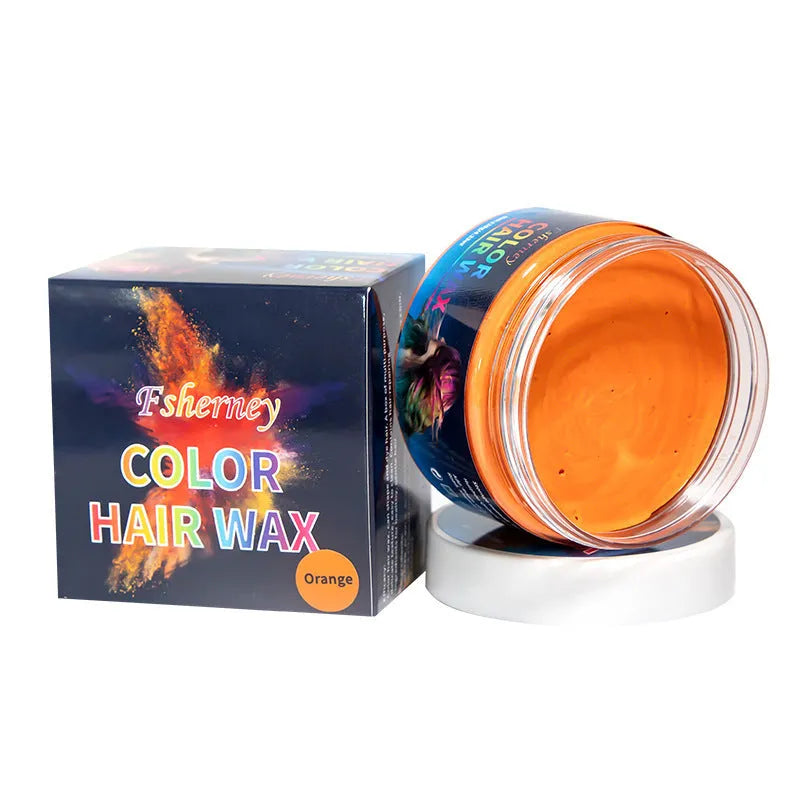 120g hair styling clay container in multiple colour options with strong hold formula