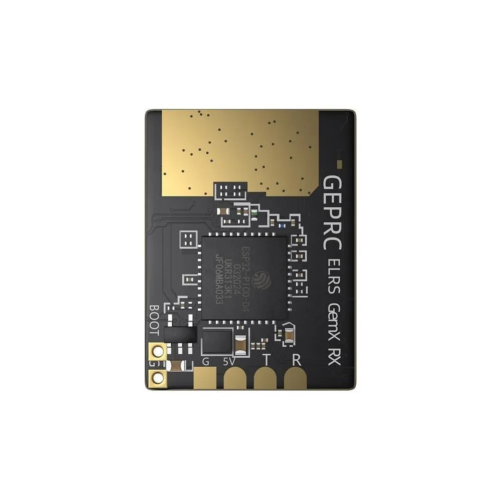 FPV dual-frequency receiver base station with GemX Gemini module and two T-shaped antennas