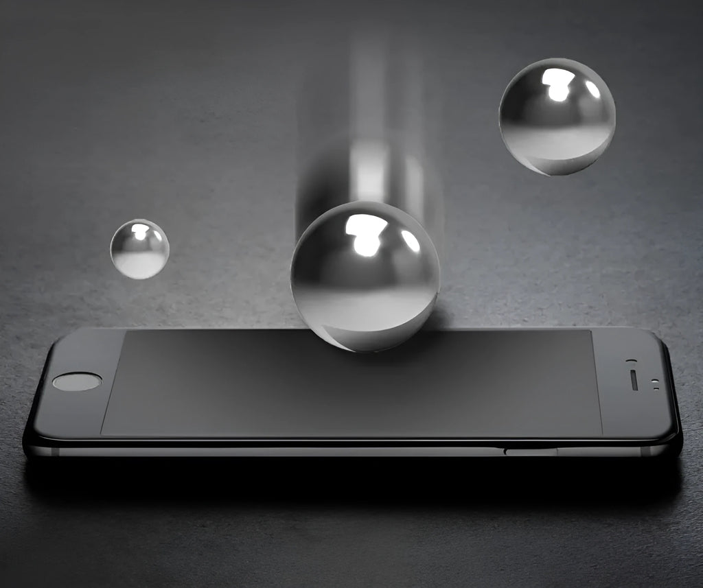 Tempered glass screen protector with coloured anti-spy privacy film for iPhone XS Max and other models