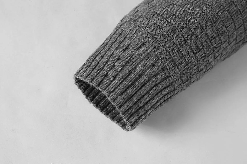 Men's hoodie sweater in a cotton-polyester blend, shown in one of nine available colours.