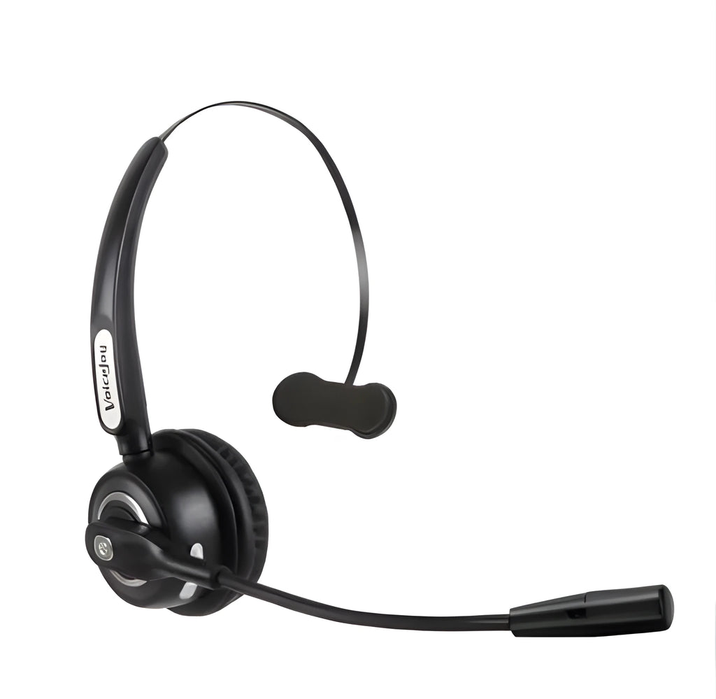 Truck driver Bluetooth headset with microphone showing lightweight ergonomic design