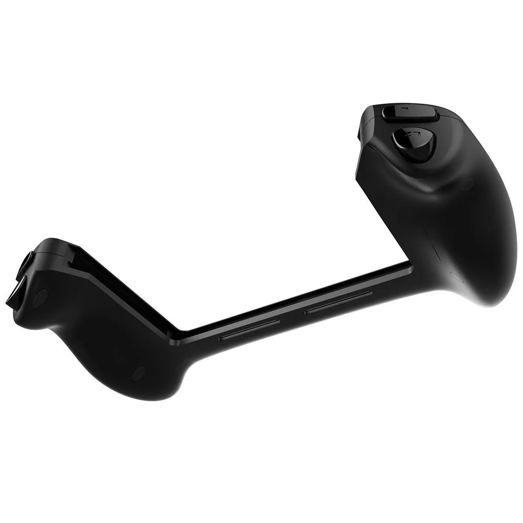Black Bluetooth wireless gamepad for Nintendo Switch with ergonomic curved grip design