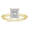925 sterling silver geometric ring with round detail in silver, gold, and rose gold colours on a white background.