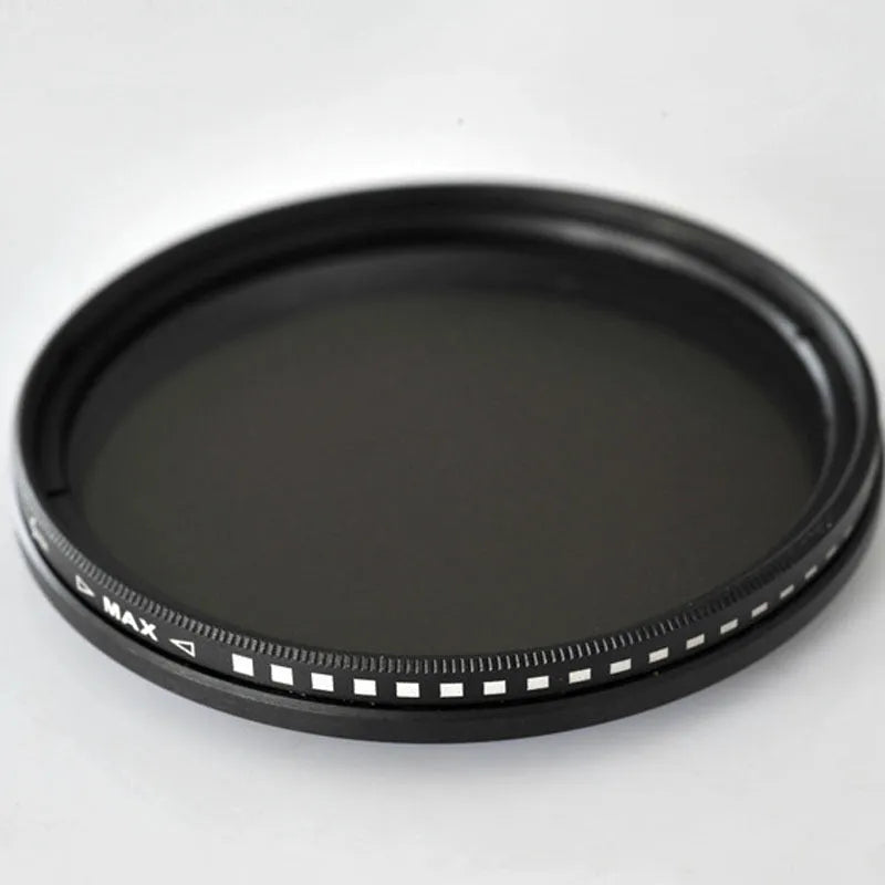 Adjustable multi-diameter camera ND filter set with four grayscale dimming mirrors