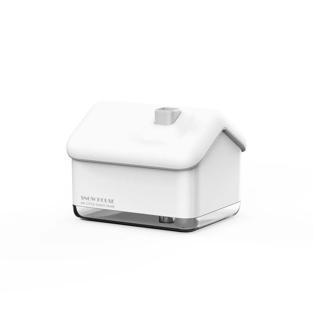 White igloo shaped humidifier diffuser with LED light and USB cable