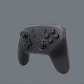 Black Switch PRO wireless Bluetooth gamepad for Nintendo Switch Pro Lite.
