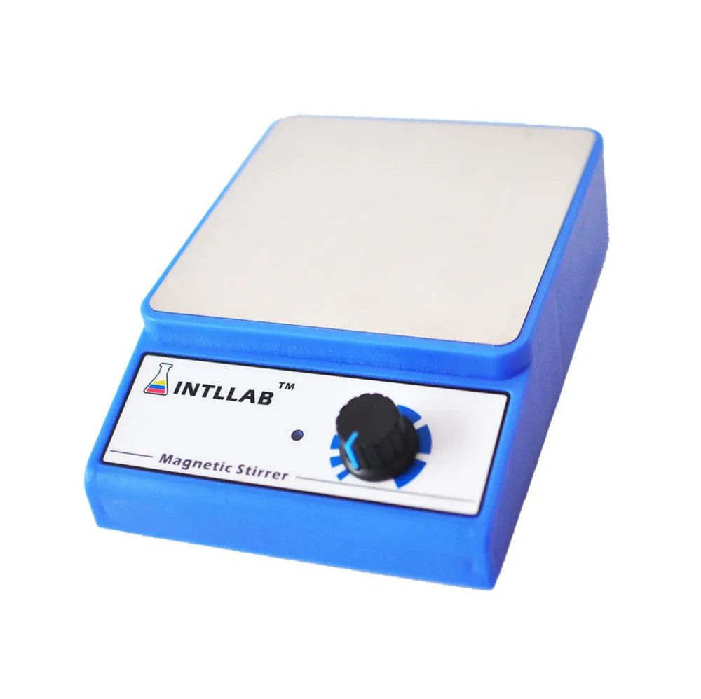 Laboratory magnetic stirrer with 130x130mm work table, ABS and 316 stainless steel, 3000ml capacity.