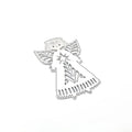 Carbon steel angel knife mould for embossing with hanging storage and 8x6cm dimensions