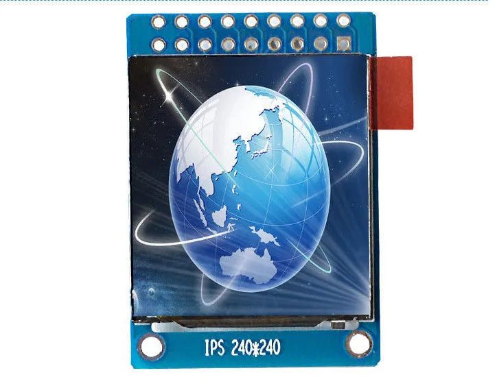 1.3 inch square IPS LCD display module with 240x240 resolution and 18PIN connector