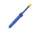 GS-107 manual desoldering pump in blue, gold, or silver with extended 330mm length.