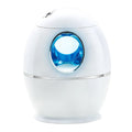 White round USB aromatherapy humidifier with 800ml water tank and silent 36dB operation