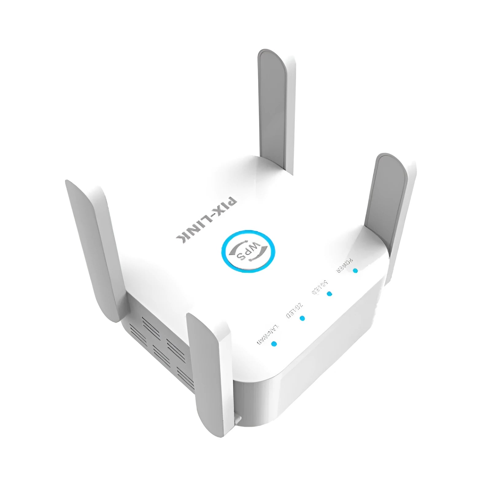 PIXLINK AC24 dual frequency wireless WiFi extender router in black or white with regional power adapter