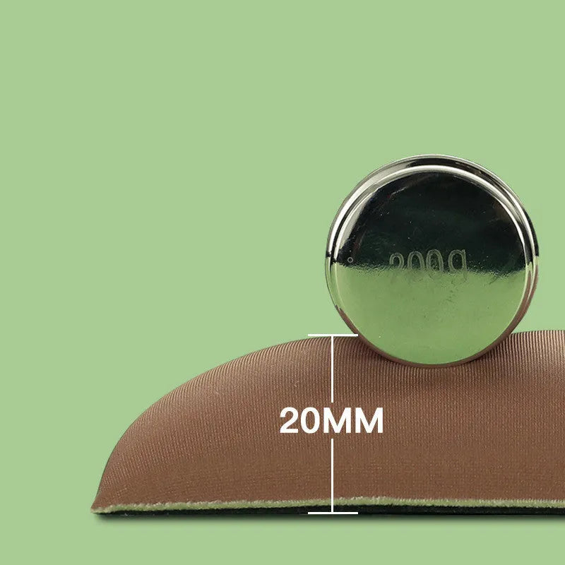 Cute kiwi fruit design mouse pad with a built-in thick grey wrist support cushion on a desk.