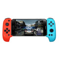 Cytec wireless Bluetooth mobile game controller with telescopic handle extended, holding a smartphone.