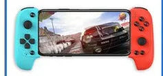 Cytec wireless Bluetooth mobile game controller with telescopic handle extended, holding a smartphone.