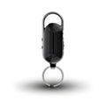 Black zinc alloy voice control recorder with USB port and one-key recording button