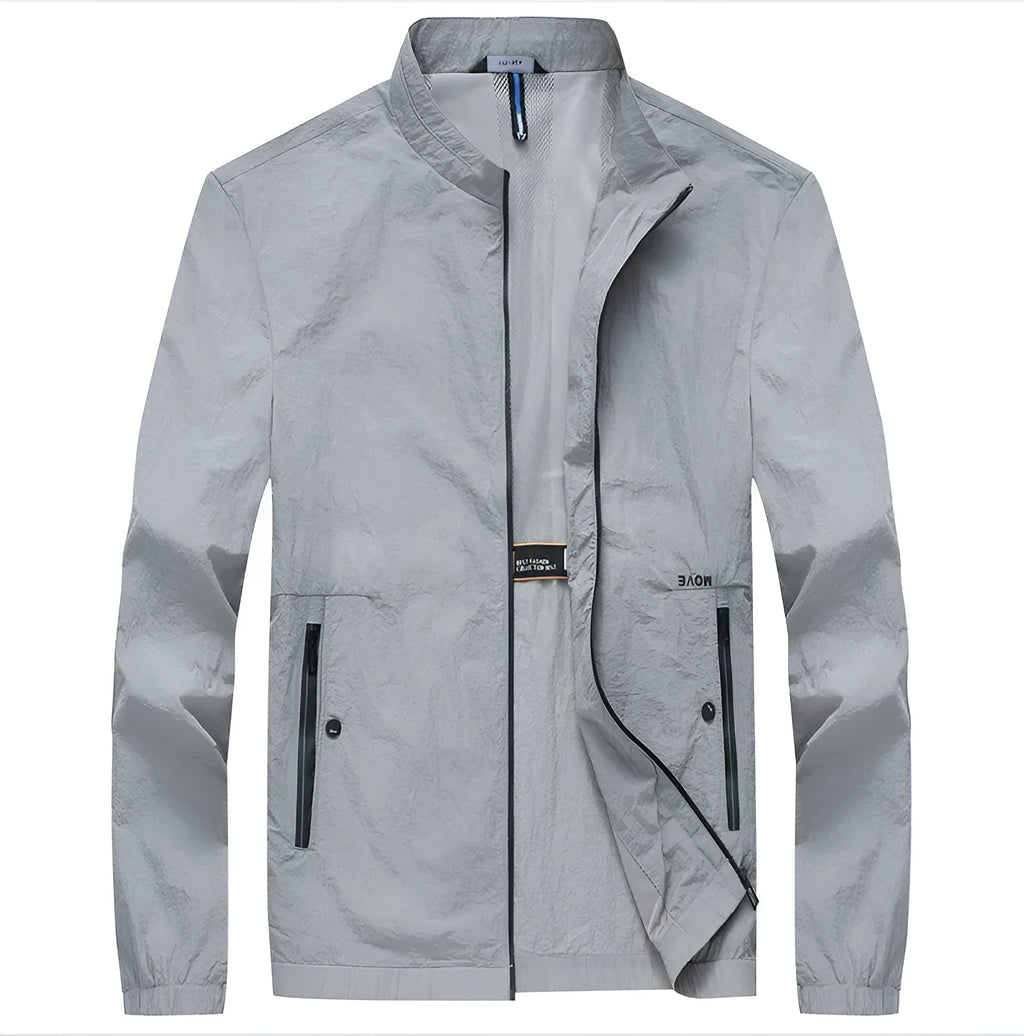 Kentino men's lightweight polyester summer sunscreen clothing in blue, grey, or navy colours