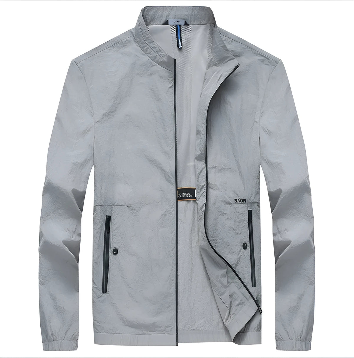 Kentino men's lightweight polyester summer sunscreen clothing in blue, grey, or navy colours