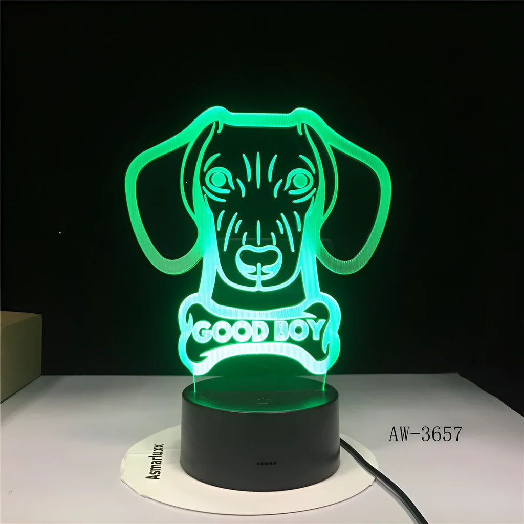 Remote control touch LED table lamp with colourful gradient acrylic shade on black ABS base