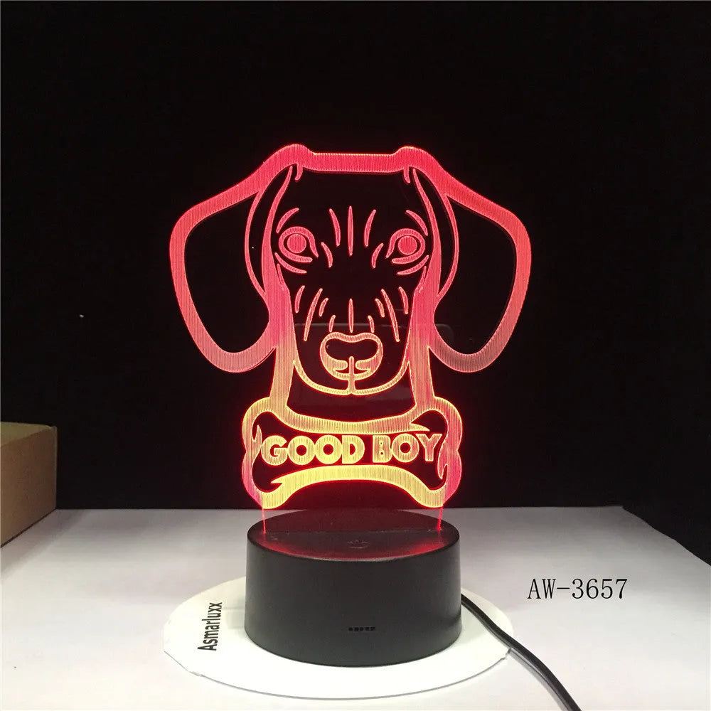 Remote control touch LED table lamp with colourful gradient acrylic shade on black ABS base