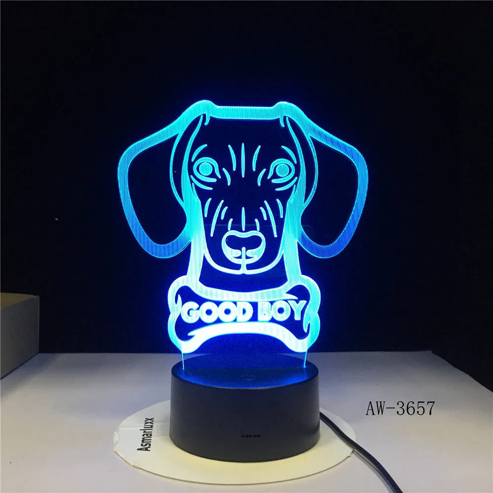 Remote control touch LED table lamp with colourful gradient acrylic shade on black ABS base