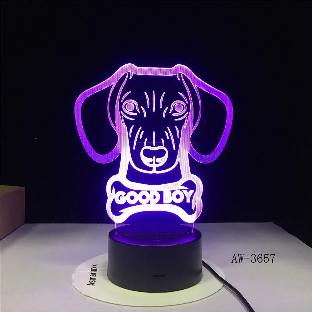 Remote control touch LED table lamp with colourful gradient acrylic shade on black ABS base