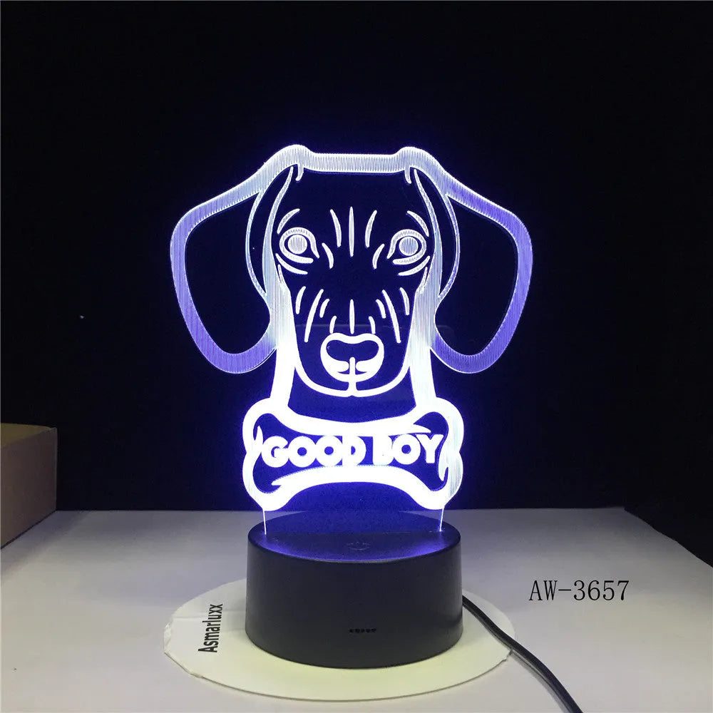 Remote control touch LED table lamp with colourful gradient acrylic shade on black ABS base