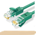 Green UGREEN Cat5e Ethernet cable with RJ45 connectors in 1m and 2m lengths