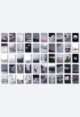 Hand-torn Japanese paper sticker book showing 4x6cm stickers with different patterns for collage decoration