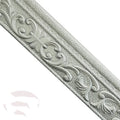 Self-adhesive decorative skirting line with grid pattern for living room wall protection