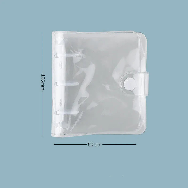 Cute girl-themed mini three-hole hand book with 60 refills, shown in Sea Salt Sweet Song cover design