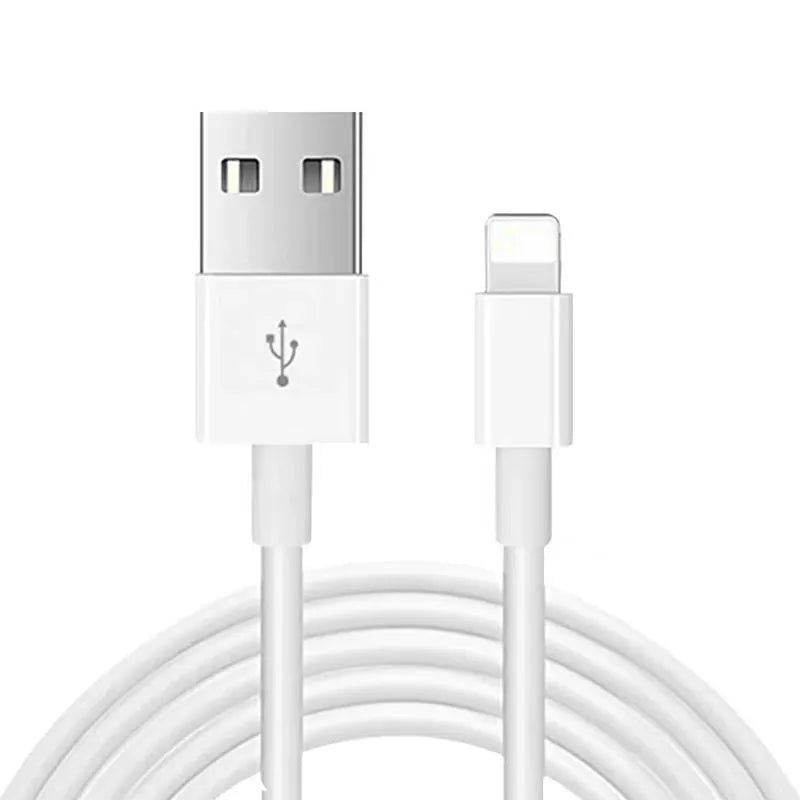 White 20W USB-C fast charger with 1m cable for iPhone and iPad charging
