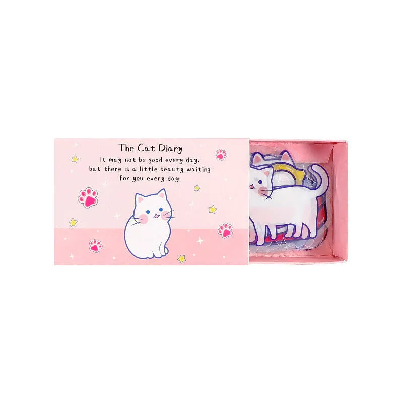 Thibe Little Haruhito box of 20 decorative stationery stickers in four colours for hand accounts and journals