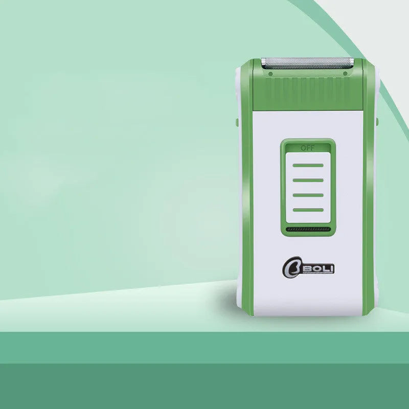 Reciprocating double-layer net electric shaver Model L2 in photo colour on a white background.