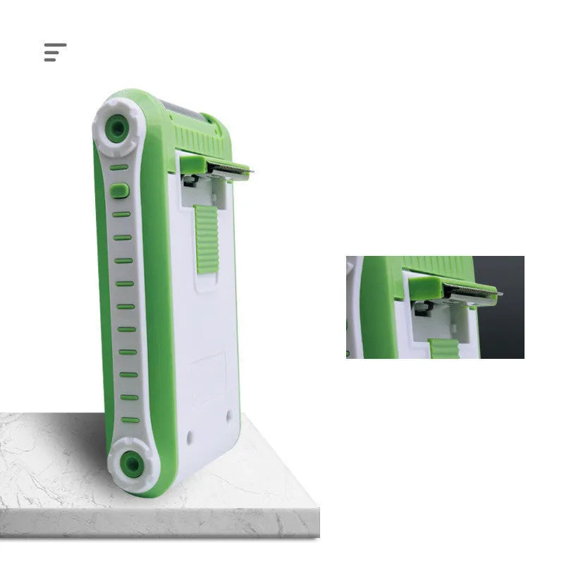 Reciprocating double-layer net electric shaver Model L2 in photo colour on a white background.