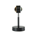 Black USB dual-head sunset rainbow projection lamp showing orange and pink colour projection