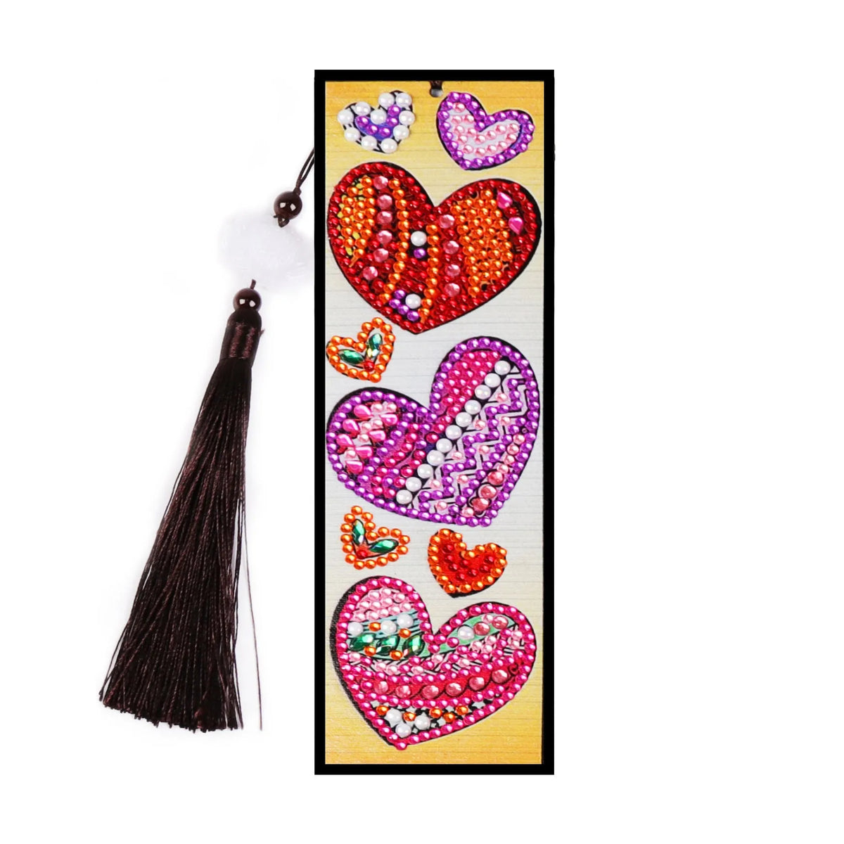 DIY diamond painting bookmark kit with special-shaped mandala design and crystal 5D diamond dots