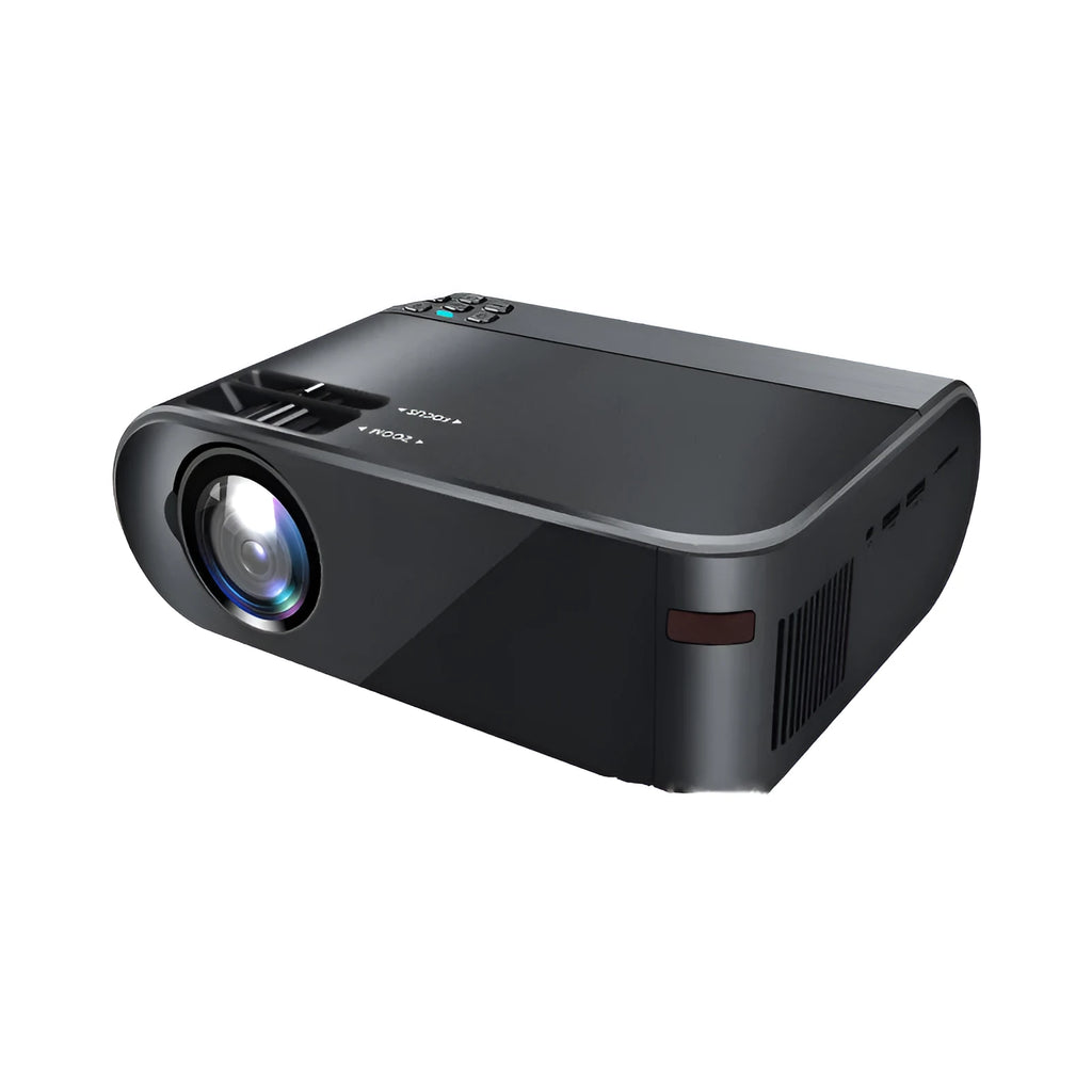 Portable wireless projector with Android system for mobile phone mirroring and 8K compatible projection