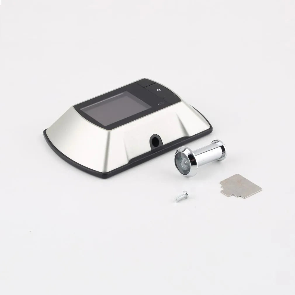 Digital electric peephole with 2.4 inch LCD screen and outdoor camera for 35mm-50mm thick doors