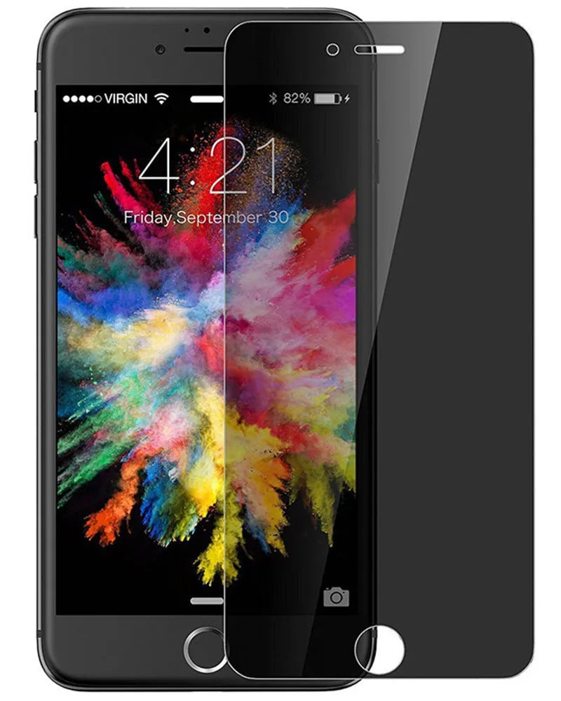 iPhone privacy screen protector tempered glass anti-peeping film full screen transparent