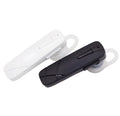 Black and white Bluetooth wireless earphone headset with earplug design