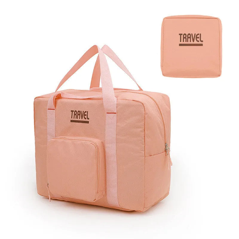 Black oxygen travel cube storage bag with seal function made from 300D Oxford cloth