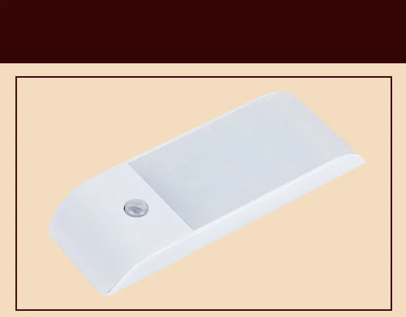 12 LED rechargeable human body sensor night light in new Chinese style with white or yellow light options