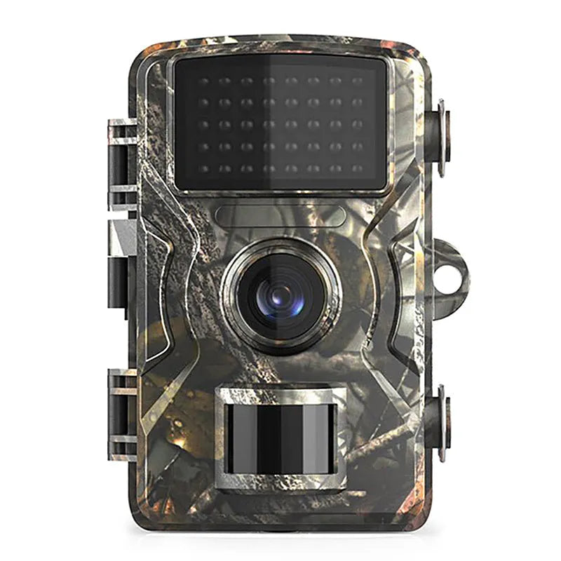 IP66 waterproof field camera in camouflage colour with 2.4-inch screen for animal detection monitoring