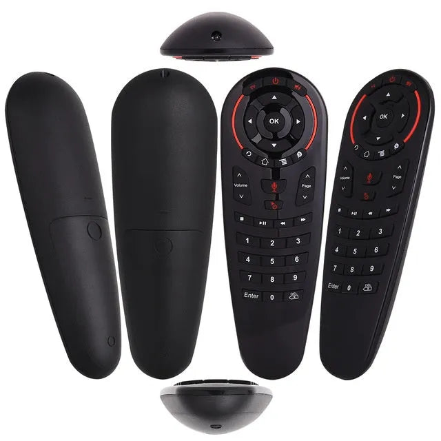 G30 wireless keyboard remote control with air mouse functionality for smart TVs