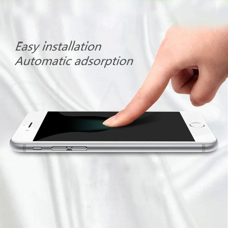 Tempered glass screen protector with 9H hardness for iPhone and Galaxy phones