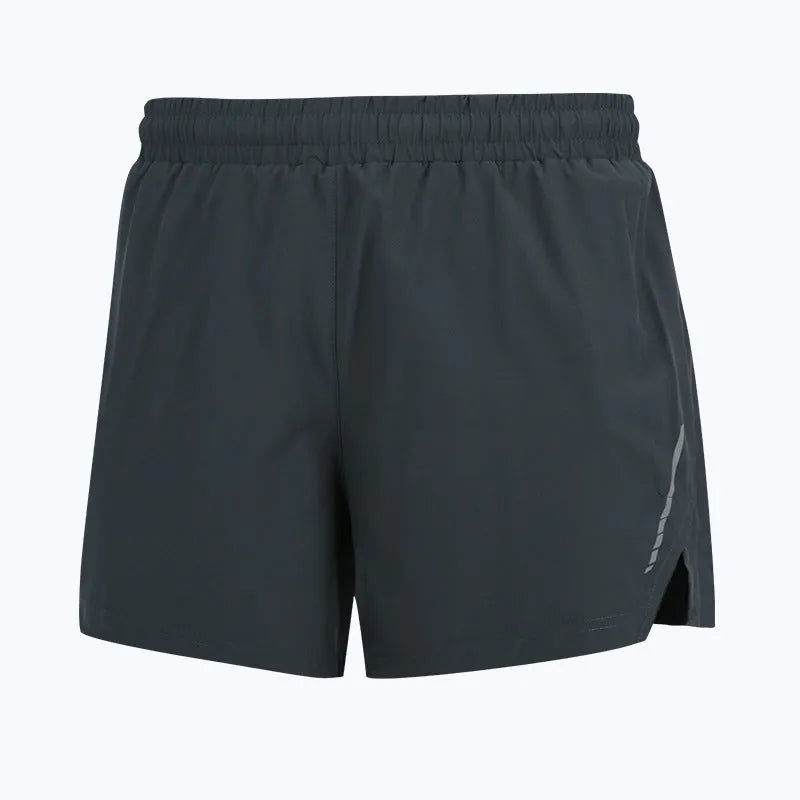 Men's straight-leg marathon running shorts in polyester fabric available in multiple colours and sizes